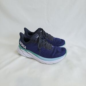 Hoka Clifton 8  Women's Blue Running Shoes